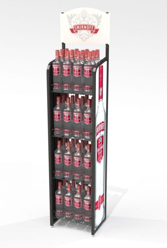 Point of Purchase Bottle Display